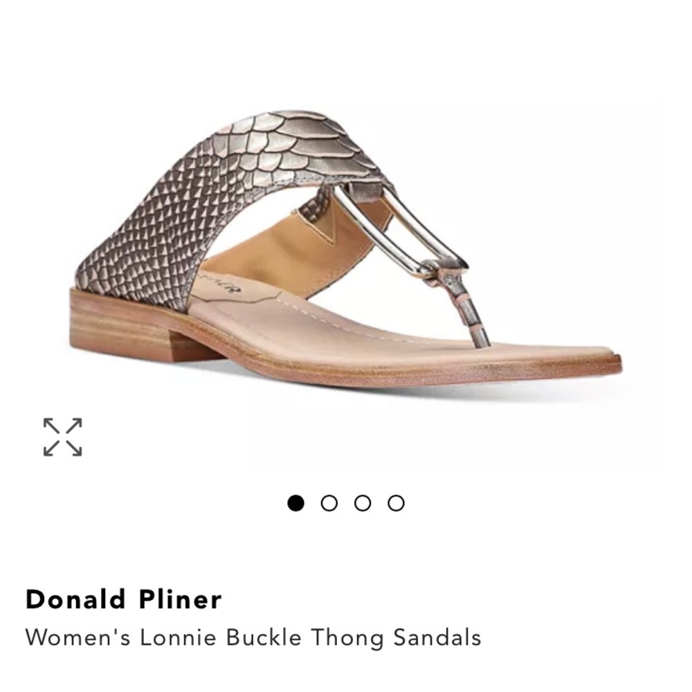 Lonnie Buckle Thong Shoe